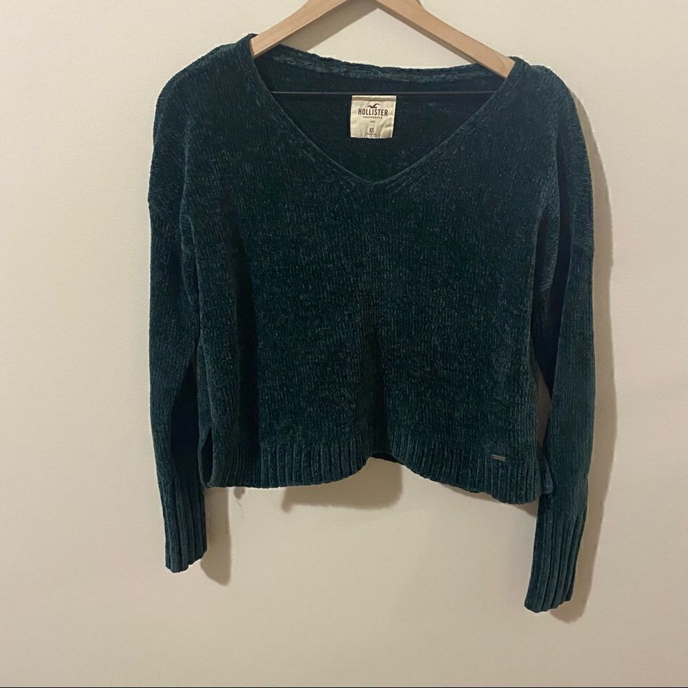 Hollister chenille sweater 
